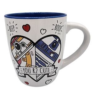 Star Wars Beep Boop You R2 Cute Ceramic Valentine's Love Jumbo Coffee Tea Mug